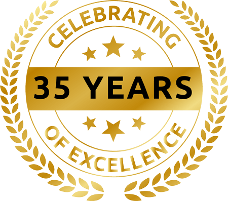 35 Years Excellence Badge